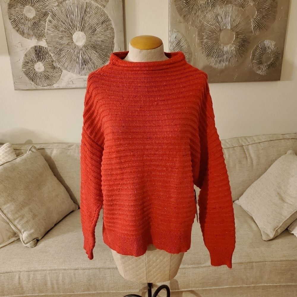 Court & Rowe Speckled Ottoman Turtleneck Sweater - Picture 3 of 12
